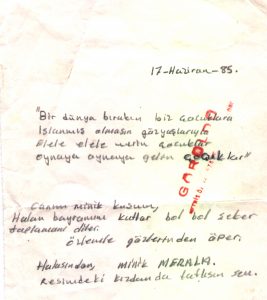 Parihan Çolak Mektup