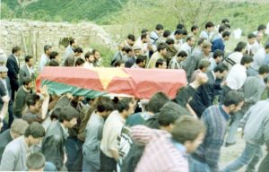 Yıldız Çiçek’in cenaze töreni