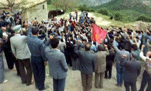 Yıldız Çiçek’in cenaze töreni